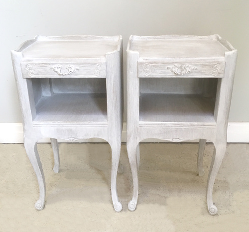 pair of bedside tables